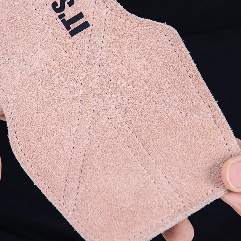 Weightlifting Grip Pads – Secure Grip, Palm Protection & Anti-Slip Leather for Heavy Lifting