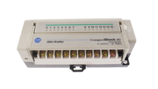 Allen-Bradley 1791D-0B16PX CompactBlock I/O Module – 16 Source Outputs DeviceNet 24 V DC